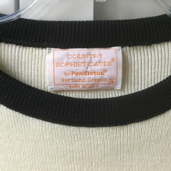 Pendleton Country Sophisticates Vintage NWT Short Sleeve Sweater - Picture 2 of 6